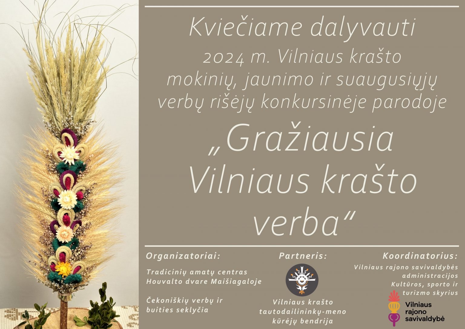Gražiausia Vilniaus krašto verba 2024